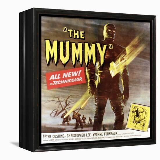 The Mummy, Christopher Lee, 1959-null-Framed Stretched Canvas