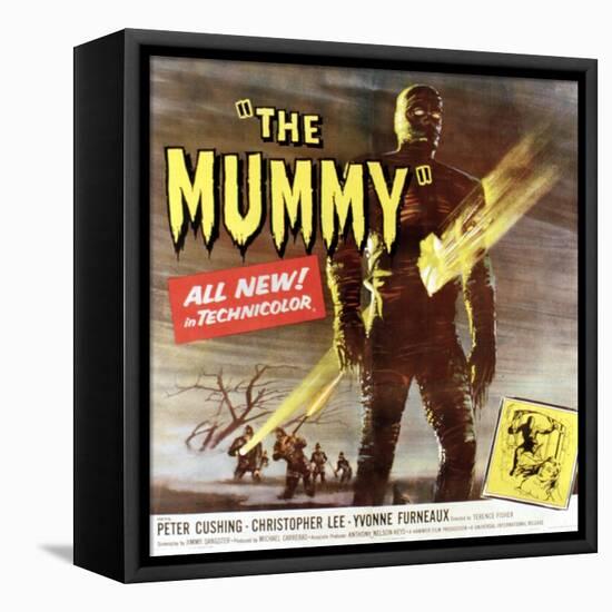 The Mummy, Christopher Lee, 1959-null-Framed Stretched Canvas