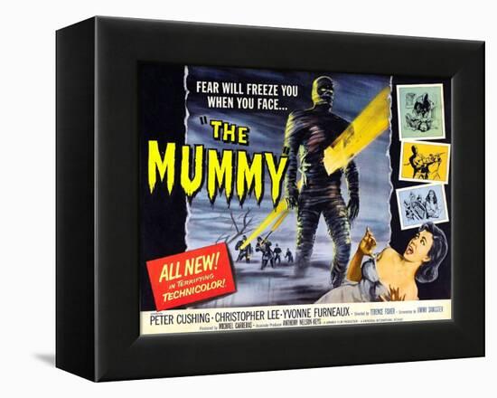 The Mummy, Christopher Lee, Yvonne Furneaux, 1959-null-Framed Stretched Canvas