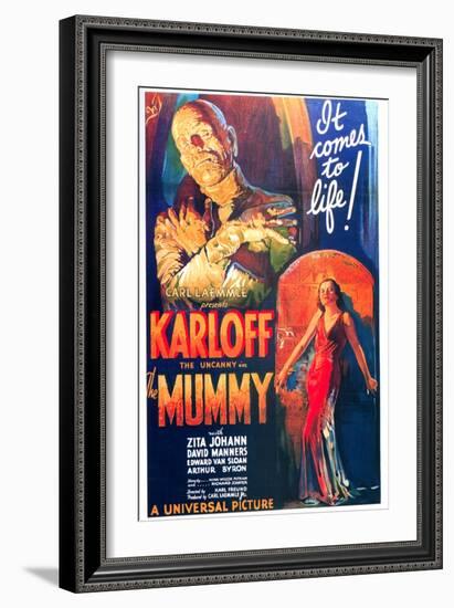 The Mummy, One Sheet Poster, 1932-null-Framed Art Print