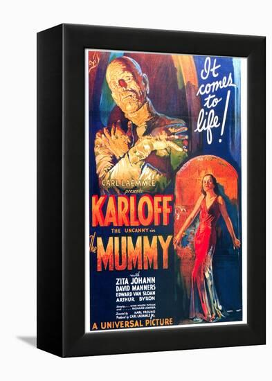 The Mummy, One Sheet Poster, 1932-null-Framed Stretched Canvas