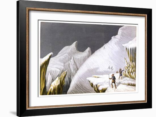 The Mur De La Cote, C1855-George Baxter-Framed Giclee Print