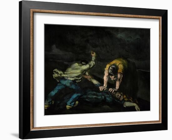 The Murder, 1868-Paul Cézanne-Framed Giclee Print