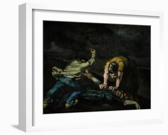 The Murder, 1868-Paul Cézanne-Framed Giclee Print