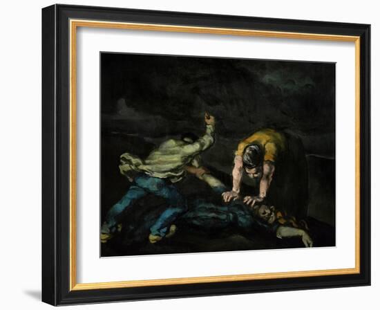 The Murder, 1868-Paul Cézanne-Framed Giclee Print