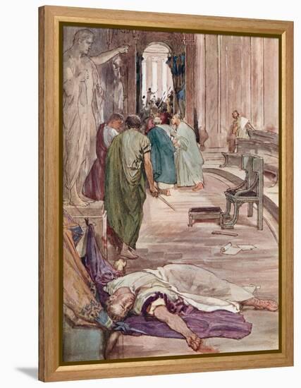 The Murder of Caesar-William Rainey-Framed Premier Image Canvas