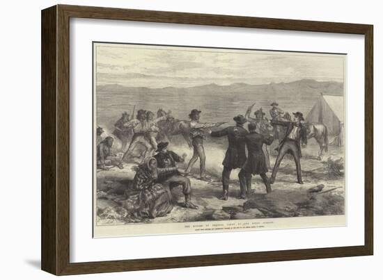 The Murder of General Canby by the Modoc Indians-Arthur Hopkins-Framed Giclee Print