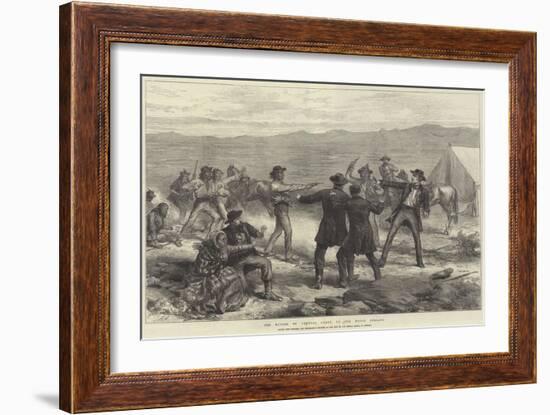 The Murder of General Canby by the Modoc Indians-Arthur Hopkins-Framed Giclee Print
