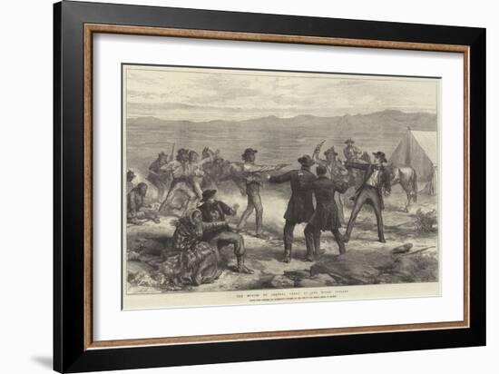 The Murder of General Canby by the Modoc Indians-Arthur Hopkins-Framed Giclee Print