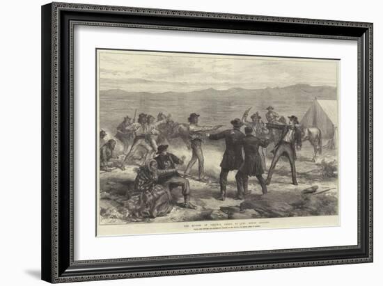 The Murder of General Canby by the Modoc Indians-Arthur Hopkins-Framed Giclee Print