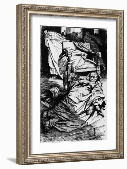 The Murder of Julius Caesar, 1924-Arthur Kampf-Framed Giclee Print