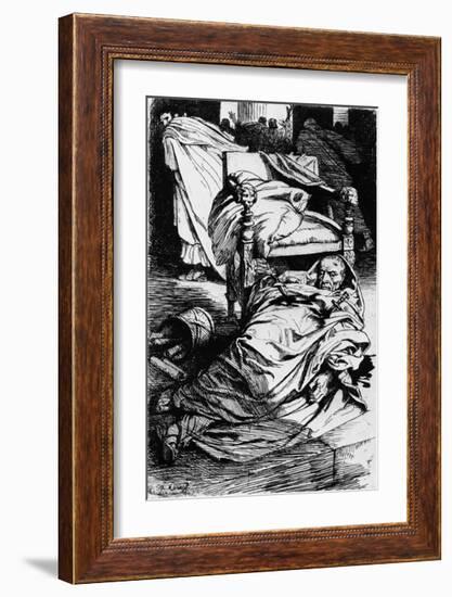 The Murder of Julius Caesar, 1924-Arthur Kampf-Framed Giclee Print