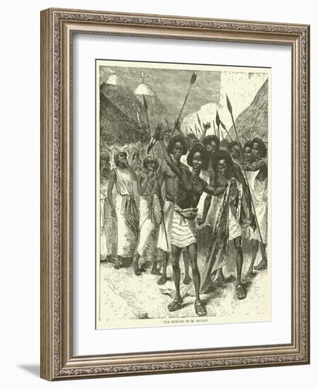 The Murder of M Maizan-null-Framed Giclee Print