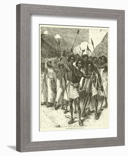 The Murder of M Maizan-null-Framed Giclee Print