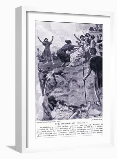 The Murder of Megallis 135 BC-Ernest Prater-Framed Giclee Print