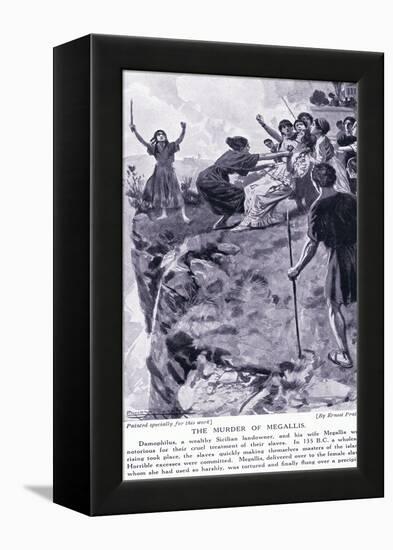 The Murder of Megallis 135 BC-Ernest Prater-Framed Premier Image Canvas