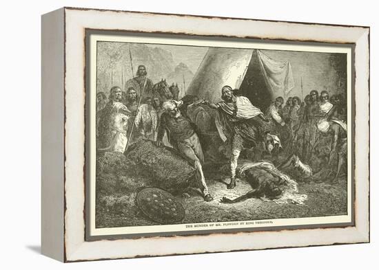 The Murder of Mr Plowden by King Theodore-null-Framed Premier Image Canvas