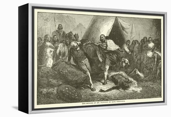 The Murder of Mr Plowden by King Theodore-null-Framed Premier Image Canvas