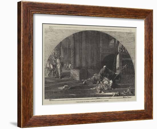 The Murder of Thomas a Becket-Sir John Gilbert-Framed Giclee Print