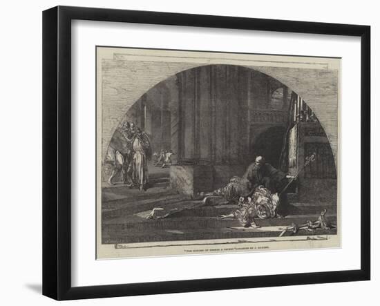 The Murder of Thomas a Becket-Sir John Gilbert-Framed Giclee Print