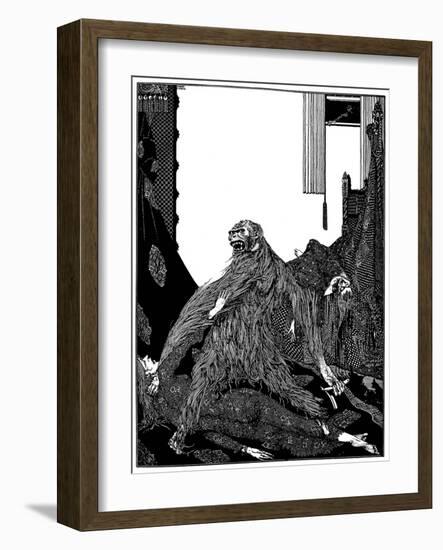 The Murders in the Rue Morgue-Harry Clarke-Framed Art Print