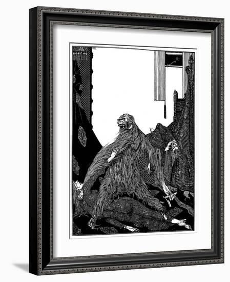 The Murders in the Rue Morgue-Harry Clarke-Framed Art Print