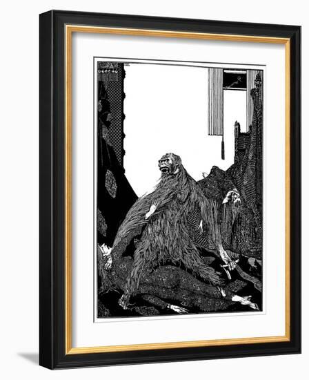 The Murders in the Rue Morgue-Harry Clarke-Framed Art Print