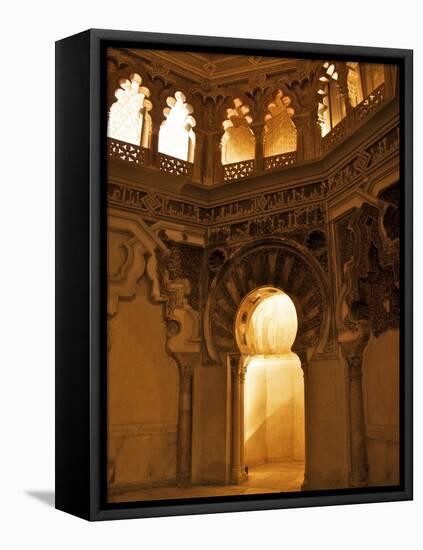 The Musallah, Private Oratory with Mihrab, Aljaferia Palace, Saragossa (Zaragoza), Spain-Guy Thouvenin-Framed Premier Image Canvas