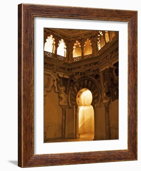 The Musallah, Private Oratory with Mihrab, Aljaferia Palace, Saragossa (Zaragoza), Spain-Guy Thouvenin-Framed Photographic Print