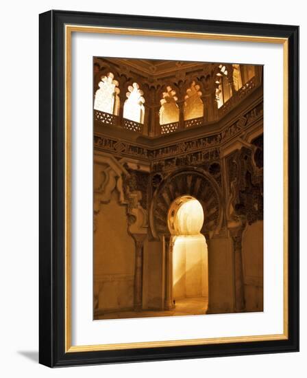 The Musallah, Private Oratory with Mihrab, Aljaferia Palace, Saragossa (Zaragoza), Spain-Guy Thouvenin-Framed Photographic Print