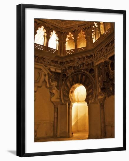 The Musallah, Private Oratory with Mihrab, Aljaferia Palace, Saragossa (Zaragoza), Spain-Guy Thouvenin-Framed Photographic Print