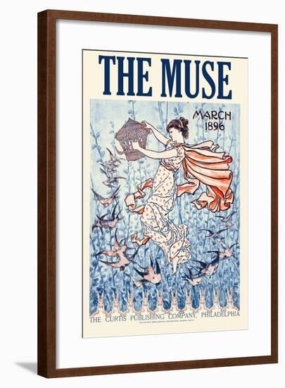 The Muse Home Jurnal, March 1896-null-Framed Art Print