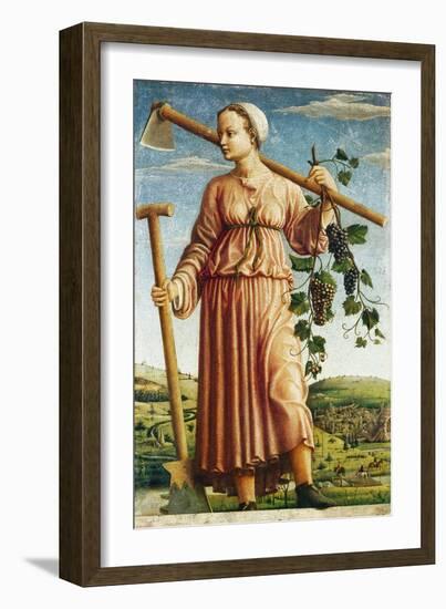 The Muse Polyhymnia, Inventor of Agriculture-Ferraresischer Meister-Framed Giclee Print