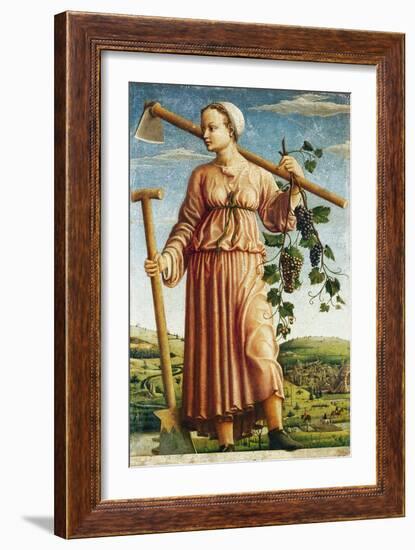 The Muse Polyhymnia, Inventor of Agriculture-Ferraresischer Meister-Framed Giclee Print