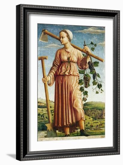 The Muse Polyhymnia, Inventor of Agriculture-Ferraresischer Meister-Framed Giclee Print