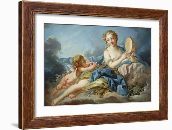 The Muse Terpsichore-Francois Boucher-Framed Giclee Print