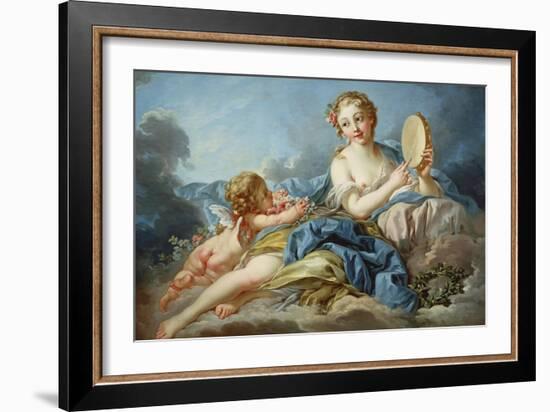 The Muse Terpsichore-Francois Boucher-Framed Giclee Print