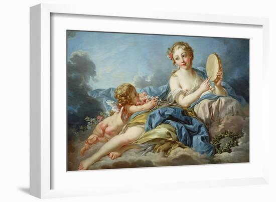 The Muse Terpsichore-Francois Boucher-Framed Giclee Print