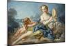 The Muse Terpsichore-Francois Boucher-Mounted Giclee Print