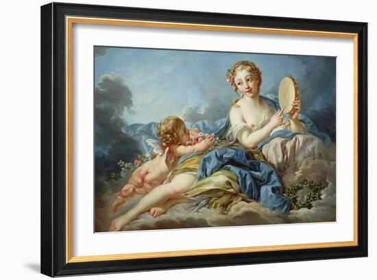 The Muse Terpsichore-Francois Boucher-Framed Giclee Print