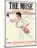 The Muse-Edward Penfield-Mounted Art Print