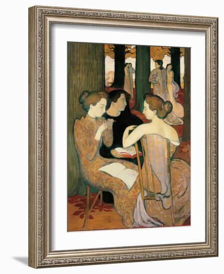 The Muses (Or Sacred Wood)-Maurice Denis-Framed Giclee Print