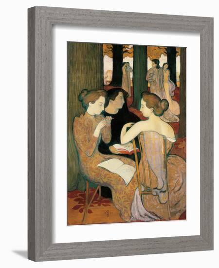 The Muses (Or Sacred Wood)-Maurice Denis-Framed Giclee Print