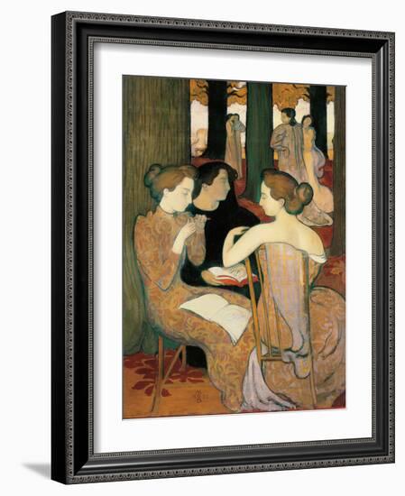 The Muses (Or Sacred Wood)-Maurice Denis-Framed Giclee Print