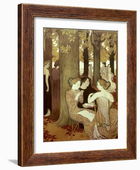 The Muses-Maurice Denis-Framed Art Print