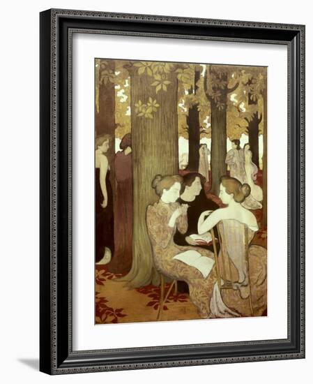 The Muses-Maurice Denis-Framed Art Print