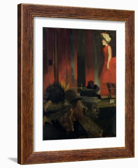 The Music Hall, 1889-Walter Richard Sickert-Framed Giclee Print