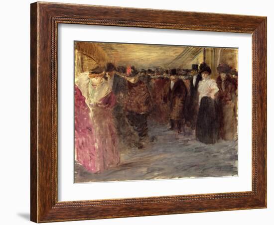 The Music Hall, c.1890-Jean Louis Forain-Framed Giclee Print