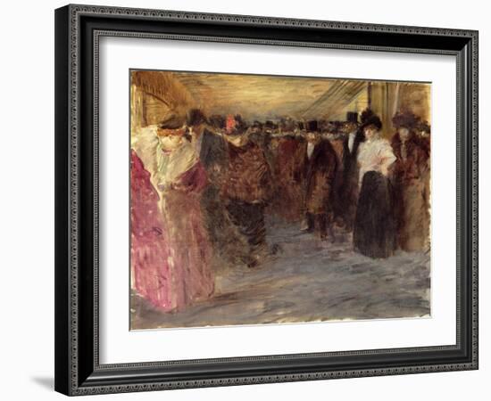 The Music Hall, c.1890-Jean Louis Forain-Framed Giclee Print