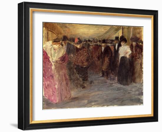 The Music Hall, c.1890-Jean Louis Forain-Framed Giclee Print